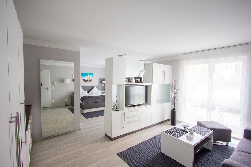 Aparthotel "Am Fliess" Hoyerswerda Oda fotoğraf